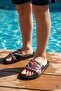 Boys' Summer Car-Themed Pu Comfortable Sole Home Bathroom Pool Beach Slippers - 3