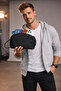 Montelaro 100% Genuine Leather Handheld Portfolio - Multi-Purpose Travel and Cosmetic Bag - 2