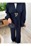 Liyana Kimono Set Navy Blue - 3