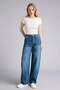 Barrel Fit High Waist Ankle-Tapered Loose Leg Jean Pants G4934Ax26Sm