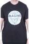 Men's Oversize Crew Neck T-Shirt Imagine 26132 Black - 2