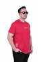 Men’S Oversized Crew Neck T-Shirt New Adventures 26129 Red