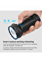 Marauder Mini 2 (Black), 10,000 Lumens LED Flashlight, 750m Beam Light, Powerful Rechargeable Flashlight, for Outdoors, Search, Home Lighting - 5