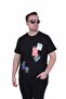 Men's Oversize Crew Neck T-Shirt One Time 26156 Black