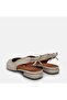 Large size women's genuine leather flats 41-42-43-44 beige leather - 8