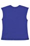 Basic Zero Sleeve T-Shirt for 10-13 Years Old - Blue - 2