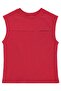 Basic Zero Sleeve T-Shirt for 2-5 Years Old - Red