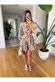 Monaco Patterned Belted Dress - 2