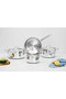 Grano Steel 7 Piece Cooking Set with Steel Lid - 2