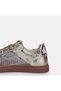 Large size women's sports shoes genuine leather 41-42-43-44-gold - 5