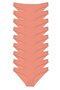 Glb-Stl41414 9 Pieces Super Eco Set Lycra Women's Slip Panties Powder