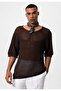 Knitted Knitwear T-Shirt - 2