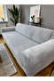 Plush 3 Seater Welsoft Sofa Cover |   Elastic Seat Cover | Sofa Bed Cover |   Seat Cover - 2