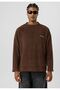 Crew Neck Oversize Plush Sweatshirt