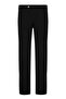 Summer Woven Lyocell Blended Modern Fit Black Men's Straight Trousers - 3