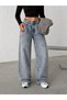 Tinted Front and Back Pants with Broad Legs and Jeans