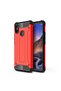 Mi Max 3 Compatible Case Double Layer Protective Crash Military Tank Case - Red - 2