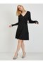 Rochie pulover neagră de damă - 4