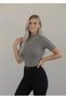 Women's 3-Piece Viscose Body Half Turtleneck Half Sleeve - 4