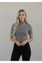 Women's 3-Piece Viscose Body Half Turtleneck Half Sleeve - 2