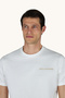 Men's Short Sleeve Crew Neck Relaxed Fit White T-Shirt - 3