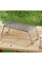 Portable Folding Camping Grill Rack Stainless Steel Outdoor BBQ Stand - 5