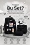 New Season Korean Model 3-Piece Primary School Bag Set – Backpack + Lunch Box + Pen Holder - 4