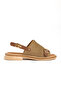Women's Mink Suede Buckle Ankle Strap Sandals - 2