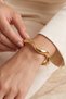 Gold Anti-Tarnish Wavy Lightweight Bracelet