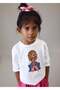 Girl's Buckle and Sweatshirt Set White - 2
