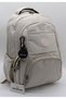 Beige Color Luxury Satin Water Resistant Fabric Unisex Large Size Middle School High School School Backpack and Travel Bag