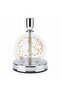 Designer Silver Metal & Acrylic Decorative Candle Holder for Home Styling – 18 cm