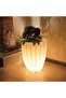 مركن زرع مودرن مع إضاءة LED مقاس كبير - 6