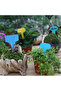 Étiquettes de jardin blanches 100 pièces, en plastique étanche, enfichable pour classification pl... - 4
