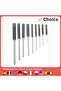 9 Pieces Roll Pin Punch Set Steel Punches Hand Pin Removing Tool with Carrying Case for Jewelers ...