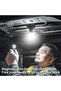 black LED Keychain Flashlight Rechargeable 550LM Portable Mini Torch Pocket Lantern Flood Work Light - 6
