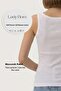 Women's 3-Piece Economical Pack White Undershirt Set Cotton Ribbed Undershirt Set Basic Camisole Undershirt - 7
