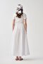 White-Poplin Skirt - 5