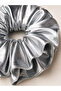 Women's Elastic Set of 2 Colorful Fabric Bagel Scrunchie Clips - 3