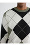 Zero Roba Collar Diamond Embroidered Men's Knitwear Sweater from Uzg Store for Style Enthusiasts - 3