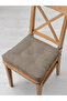 Khaki Beige 4-Piece Combination Pofidik Square Chair Cushion 40 x 40 cm - 3