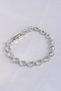 Vip Series Brass Zircon Stone Silver Color Barley Model Bracelet 5886 - Eterna3649-7020