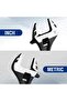 250 MM Adjustable Wrench, Black Oxide Wrench 250 MM with Inch/Metric Scale, Premium Cr-V Steel - 3