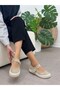 Beige Suede (Roley) Velcro Women's Sneakers - 3