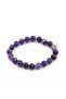 Natural Healing Stone Bracelet |   Amethyst Natural Stone Bracelet Faceted Cut 10 mm Energy Stone