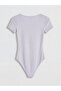 Nevavm U-Neck Women's Snap Fastener Bodysuit with a Difference - 6