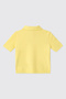 Baby Girl Collared Short Sleeve Yellow Knitwear - 2
