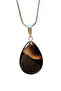 Onix Quartz Natural Stone Chain Handmade Necklace End: 2 cm Chain: 20 cm Boxed