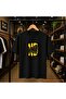 No Limit Front Chest Printed 100% Cotton Oversize Loose Regular Fit Crew Neck T-Shirt