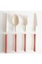 Silk Route - Portable Wheat Straw Travel Utensil Set with Case: 4 Sets Reusable Cutlery for Kids, Adults - 5